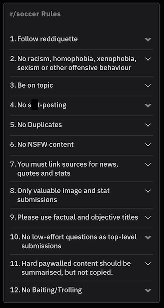 Reddit rules